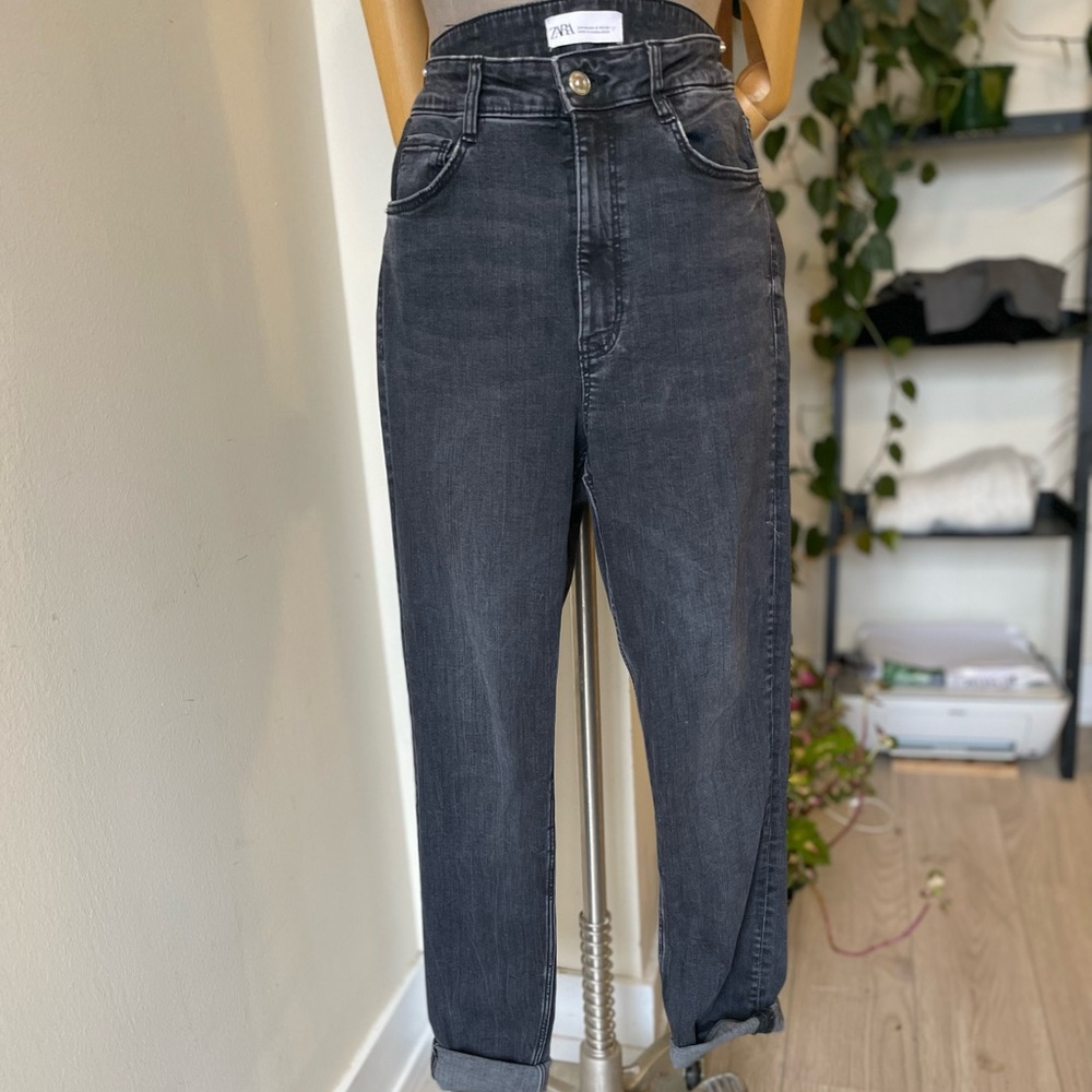 2 Pairs of Zara Black Skinny Jeans - Size 8